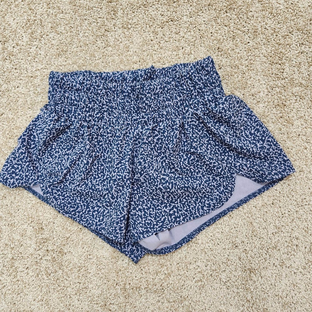 Zella Running Shorts High Waisted Athletic Gym Activewear‎ Blue XS